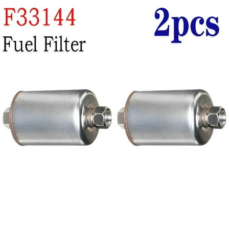 2Pack Fuel Filter F33144 for Chevrolet K1500 1988 - 1999 with 5.7L 8 Cyl Engine