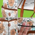 thumbnail image 5 of Garden Tool Bag,Pioneer Flower Floral Print Pattern Garden Tool Organizer,Garden Gifts,Waterproof Multi-Pocket Garden Tool Storage 11.8x5.5x11.4 Inch(Tools NOT Included), 5 of 6