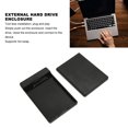 thumbnail image 3 of External HDD Enclosure, 2.5in Hard Drive Enclosure 5Gbps USB3.0 To  III  For  III II I SSD, 3 of 8