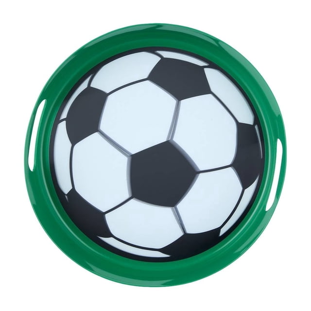 Bandeja World Futbol Cup FIFA Redonda con Efecto Lenticular para Servir Alimentos