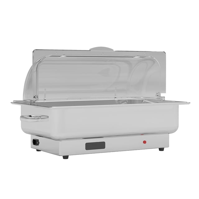 Ensemble de Buffet Électrique pour Réchaud, Serveurs et Réchauds Alimentaires en Acier Inoxydable de 9 QT avec Contrôle de Température, Thermostat Réglable 86 °f-200 °f, pour Traiteur