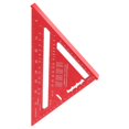 thumbnail image 3 of 1PC Measuring Square Ruler 90 Degree Thickened Square Aluminum Alloy Woodworking Measurement Square Red, 3 of 8