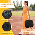 thumbnail image 2 of Stadium Seat Cushion, Extra Thick 50D High-Density Bleacher Cushion with Carry Handle, Non-Slip Water-Resistant Stadium Cushions for Bleachers & Outdoor Events(1-Pack), 2 of 7