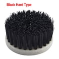 thumbnail image 2 of 60Mm Bristle Drill Powered Brush Head for Cleaning Car Carpet Bath Fabric Sofa Black Hard Type, 2 of 8