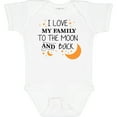 thumbnail image 3 of Inktastic I Love My Family to the Moon and Back Boys or Girls Baby Bodysuit, 3 of 5