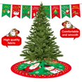 thumbnail image 4 of Christmas Tree Skirt  35.4 Santa Pattern Rustic  Tree Skirt Christmas Decorations for Indoor Outdoor Decor, 4 of 7