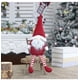 thumbnail image 1 of Artículos decorativos de Navidad rojos, muñeco sin rostro, pierna larga sentado, juguete de Papá Noel, colgante, ventana, 1 Uds., 1 of 4