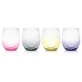 thumbnail image 1 of Safdie & Co. Luxury Premium Glassware Bloom Double Wall Glass 4 Piece Set Assorted Colours 350ml, 1 of 8