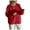 Red, variant on Daznico Women's Cardigan Sweater Loose Long Sleeve Open Front Knit Coat,Size XL