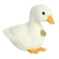 thumbnail image 2 of Aurora - Medium White Miyoni - 9" American Pekin Duck - Realistic Stuffed Animal, 2 of 5