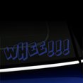 thumbnail image 1 of Whee! - Vinyl Decal - Choose Color - [KING BLUE], 1 of 1