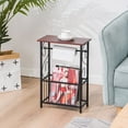 thumbnail image 6 of Goorabbit Bathroom Side Table Magazine Rack Stand Storage Organizer Toilet Paper Holder, 6 of 8