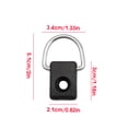 thumbnail image 4 of Eigraketly Paquete de 10 hebillas de anillo tipo D de nailon para Kayak con tornillos, suministros de piezas de repuesto de Hardware portátil, Deportes acuáticos, 4 of 6