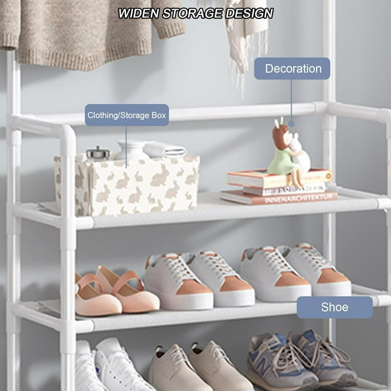 置物 catwalk LASIEYO-Entryway-Coat-Rack-and