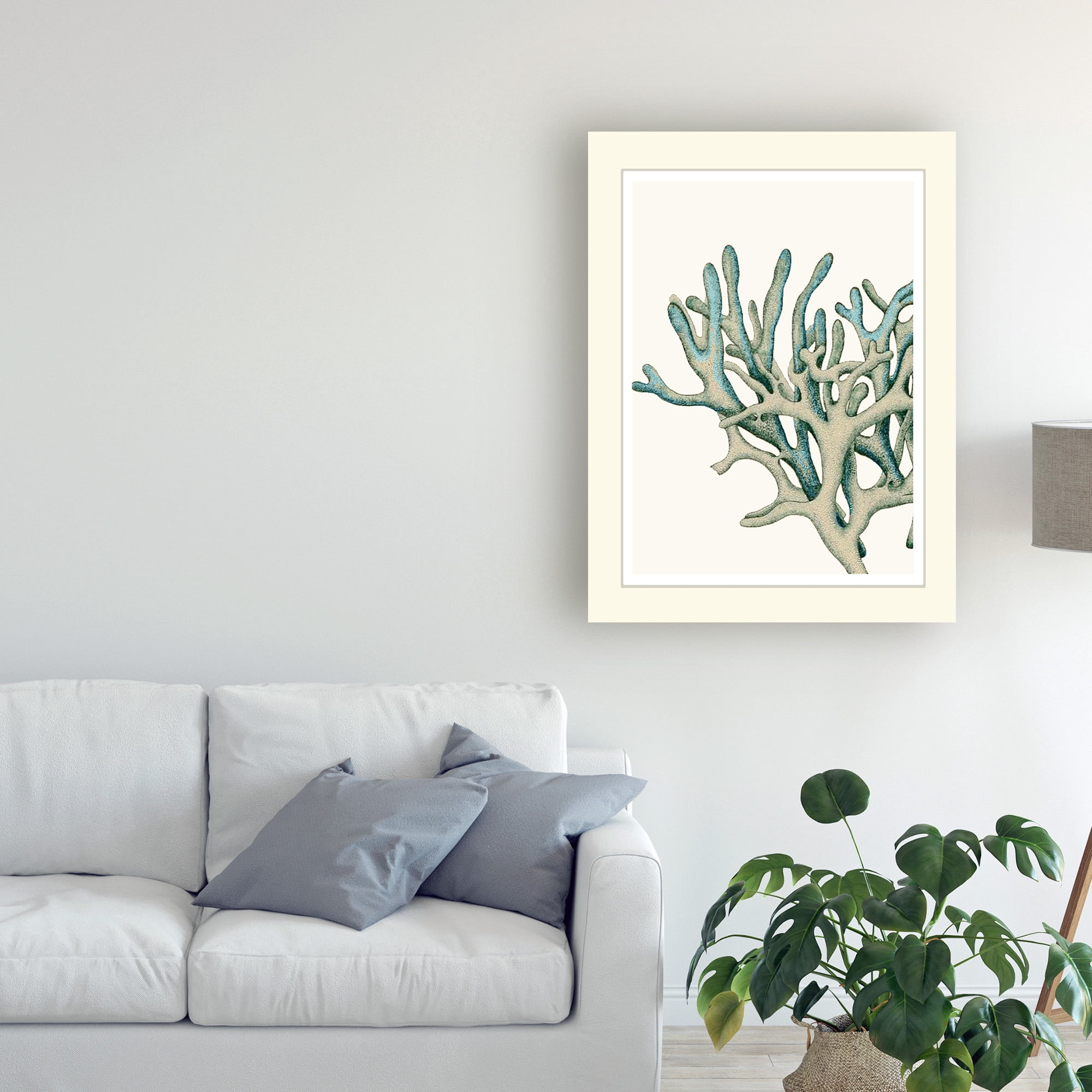 Trademark Fine Art 'Blue Underwater Scenes 1 C' Canvas Art by Fab Funky
