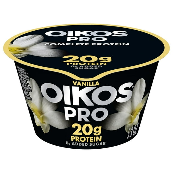 Oikos Pro 20g Protein, Vanilla Yogurt-Cultured Ultra-Filtered Milk Product Cup, 5.3 oz