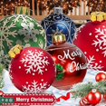 thumbnail image 3 of Christmas Balls Ornaments Outdoor Christmas Inflatable Decorated Ball, Giant Christmas PVC Inflatable Ball Christmas Tree Decorations,Outdoor Decorations Holiday Ornament Inflatables Balls Decoration, 3 of 3