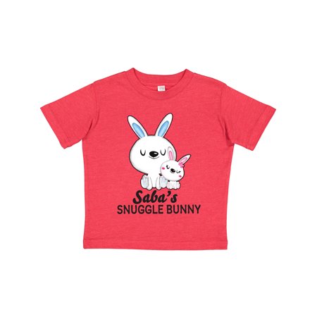 

Inktastic Sabas Snuggle Bunny Easter Gift Toddler Toddler Girl T-Shirt