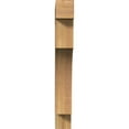thumbnail image 2 of Ekena Millwork 4"W x 26"D x 30"H Westlake Block Rough Sawn Bracket, Western Red Cedar, 2 of 25