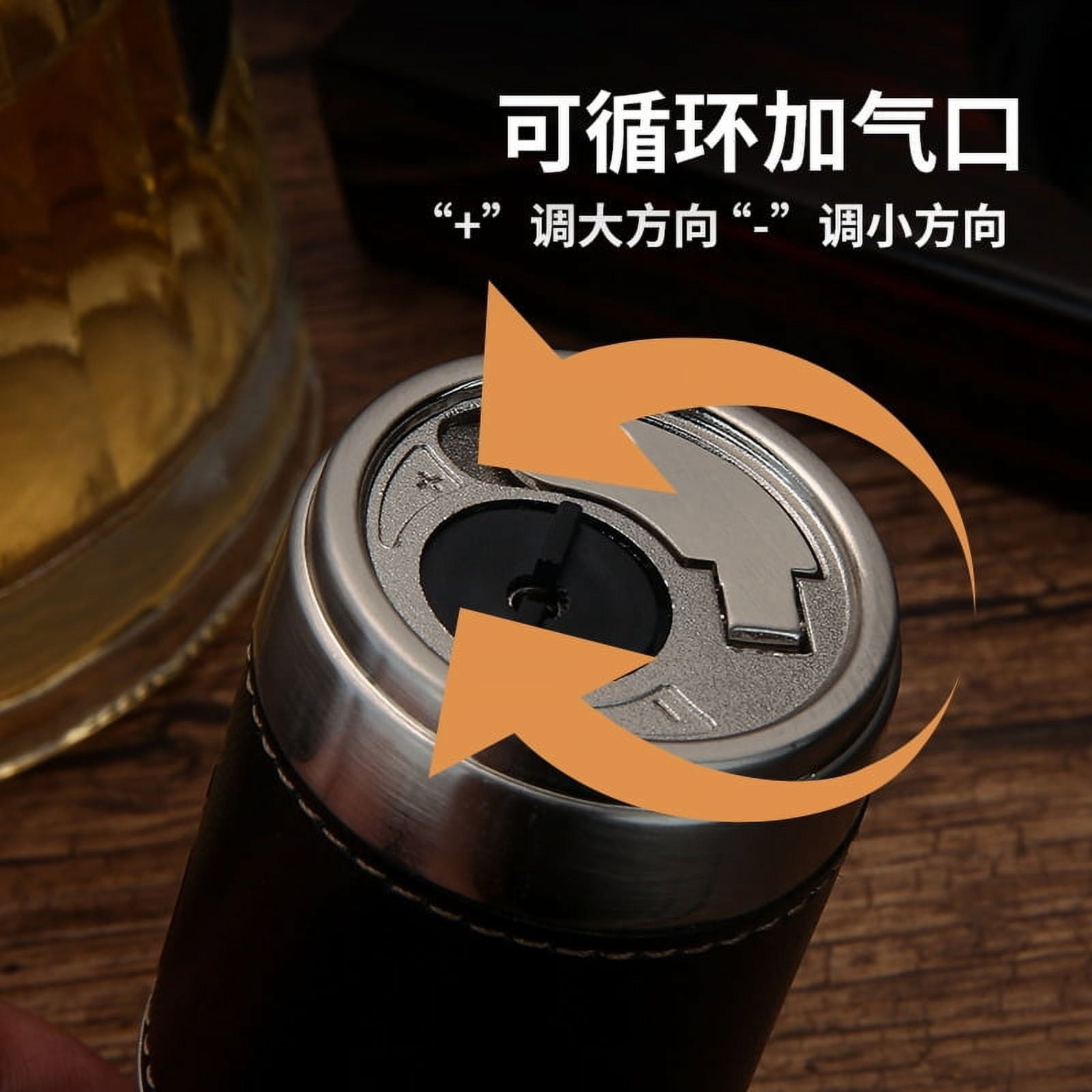 Cigar Lighter, Windproof Direct Impact, Durable, Creative, High-End Cigar Igniter, Spray Gun, Cigar Gift Cb-25By