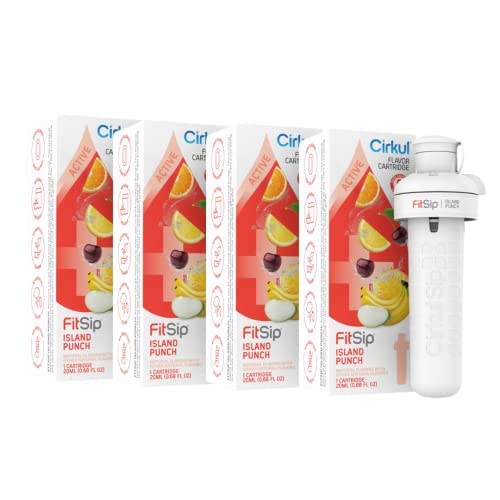 Cirkul Fitsip Island Punch Flavor Cartridge (4 Pack)