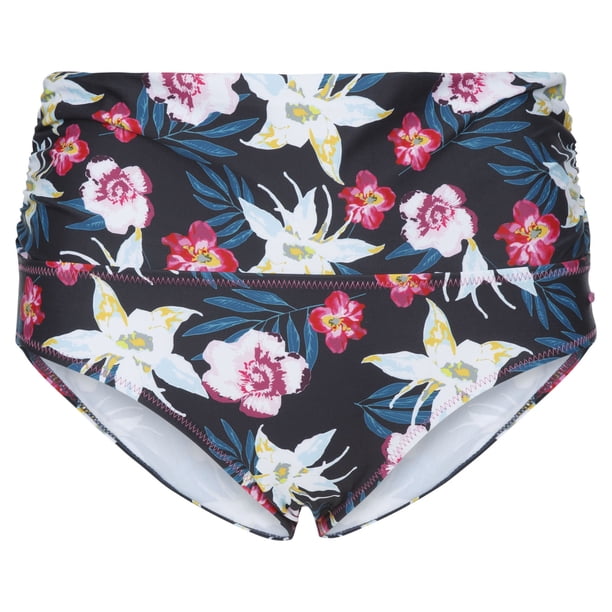 Trespass - Braga de Bikini Trixie para Mujer (Negro, Multicolor)