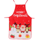thumbnail image 1 of Delantal de Navidad, delantal de decoración navideña para cena de Navidad, fiesta, cocina, horneado, manualidades, limpieza de la casa, cocina, 1 of 5