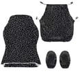 thumbnail image 6 of Jeiento Black Leopard Print Gaming Chair Cover with Armrest Covers 4-Piece Gaming Chair Slipcovers Scratch Proof Computer Chair Cover Removable Washable for Home, Shop, Living Room, Office, 6 of 7