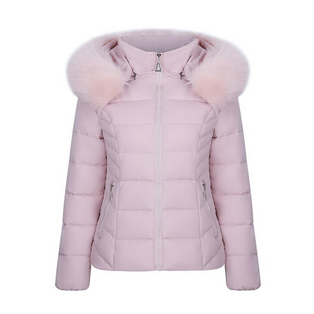 Chaquetas y abrigos casuales con capucha de manga larga Chaqueta de algodón de invierno para mujer con capucha, cintura y para superar el abrigo exterior Abrigos de fibra de poliéster para mujer