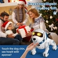 thumbnail image 4 of BEEPRINCESS Robot Dog, Smart Programmable RC Electronic Pet Puppy with Early Education Function, White/Blue, 4 of 6