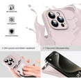 thumbnail image 3 of Liquid Silicone Case for iPhone 15 Pro Max - [Camera All-Round Protection] [Soft Microfiber Lining Anti-Scratch] 4 Layer Full Covered Shockproof Gel Rubber Phone Case Cover, 6.7", Pink, 3 of 15