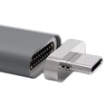thumbnail image 2 of MERIGLARE USB C Adapter/ 4K@60 Hz Video Output PD 100W Quick 20Pins Type C Gray Straight, 2 of 9