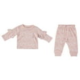 thumbnail image 2 of Chick Pea Baby Girl 3 PC French Terry Jogger Set, Sizes Newborn-24 Months, 2 of 2