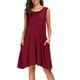 thumbnail image 1 of Vestido informal sin mangas de verano para mujer, vestidos sueltos para cubrir la playa, vestido sin mangas Xemadio WMZL-935-28, 1 of 7