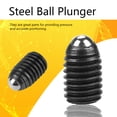 thumbnail image 4 of 10pcs Push Fit Ball Spring  Piston M8 Screw Thread Hex Socket Spring Plunger , Ball Plunger Set, For Mechanical Devices, Clamps, 4 of 8
