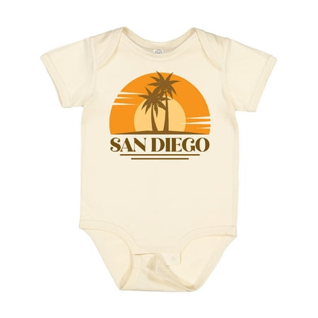 

Inktastic San Diego California Retro Sunset Gift Baby Boy or Baby Girl Bodysuit