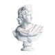 thumbnail image 5 of 2 de mitología griega estatua de busto de yeso decoración para hogar, escultura famosa de yeso colección de adornos de escritorio, 5 of 9