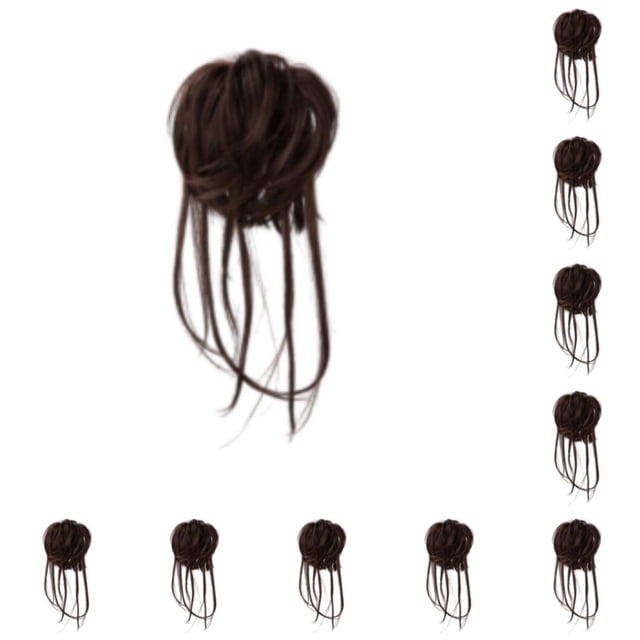 Moño de cola de caballo Qarigey Fibra peinado 2/33 10Conjunto