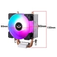 thumbnail image 6 of MERIGLARE CPU Cooling Fan Sink Computer Fan 2000 RPM Premium 60CFM Silent Fan High Performance 3Pin Fan Interface RGB Cooling Fan, 6 of 6