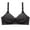Black, variant on Bigersell Women Full-Coverage Wireless Bras Ladies Lace Embellished V-Neck Push up Wire-Free Bras Hook and Eye Closure Comfortable Padded Brassiere Everyday Wireless Sports Bras No Wire Beige XL
