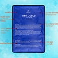 Gel Ice Pack for Injuries Reusable Gel Hot & Cold Pack Compress Flexible Soft Gel Ice Pack for