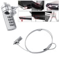 thumbnail image 4 of Lock Cable Laptop Theft Deterrent 4 Digit Password Chain Theft Deterrent Laptop Combination  Cable Desktops For Notebooks, 4 of 8