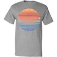 thumbnail image 3 of Inktastic Lake Vibes Distressed Retro Sunset T-Shirt, 3 of 5