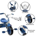 thumbnail image 2 of Triciclo para Niños Plegable con Luz y Sonido de 2 a 4 años - Azul, 2 of 9