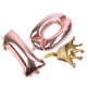 thumbnail image 2 of Globos de papel de aluminio, pegatinas de coronas con números de oro rosa para decoración de fiesta de cumpleaños, 2 of 8