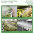 thumbnail image 4 of 50FT Drip Irrigation Kit, Automatic Irrigation System with 360° Bendable Atomizing Copper Nozzles, Quick-Connect Tubing for Patio, Lawn, Greenhouse, Potted Plants - Adjustable Water Flow, 4 of 7