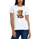 thumbnail image 3 of Playera Blanca Camiseta Unisex Estampada Capibara con Lentes, 3 of 5
