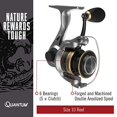 thumbnail image 2 of QUANTUM STRATEGY 10SZ SPINNING REEL, 2 of 3