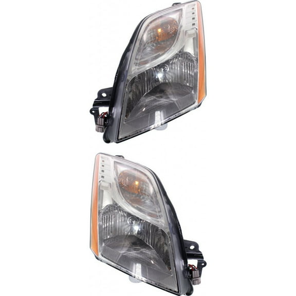 For Nissan Sentra Headlight 2010 2011 2012 Pair Driver and Passenger Side Base / S / SL Model NI2502196 | 26060-ZT50A