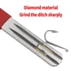 thumbnail image 1 of Afilador de cuchillos de diamante para aparejos de pesca, anzuelo, piedra de afilar ( ), negro, rojo, 1 of 2